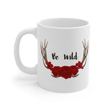 Be Wild Dark Red Mug 11oz