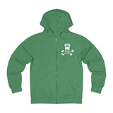 Skeleton Siren Unisex French Terry Zip Hoodie